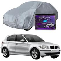 Capa Cobrir Carro BMW 118i 100% Forrada Armada Force 100% Impermeável Forro Total Protege Sol Chuva Poeira Lona Proteção Automotiva Hatch e Sedan