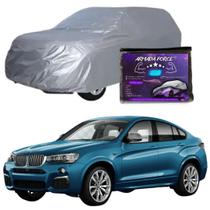 Capa Cobrir Carro BMW X4 100% Forrada Armada Force 100% Impermeável Forro Total Protege Sol Chuva Poeira Lona Proteção Automotiva