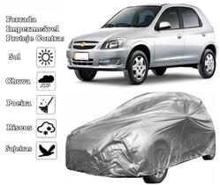 Capa Cobrir Carro Celta Forrada e 100% Impermeável Bezz Protege Sol e Chuva