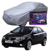 Capa Cobrir Carro CERATO 100% Forrada Armada Force 100% Impermeável Forro Total Protege Sol Chuva Poeira Lona Proteção Automotiva Hatch e Sedan