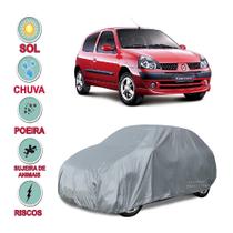 Capa cobrir carro Clio Hatch 100% Impermeável Proteção Total Bezzter Capa cobrir carro Clio Hatch 100% Impermeável Proteção Total Bezzter