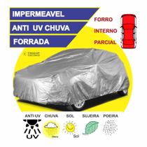 Capa Cobrir Carro Cobalt 100% Forrada Impermeável Proteção Total UV