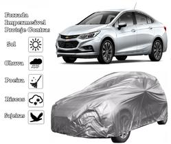 Capa Cobrir Carro Cruze Forrada e 100% Impermeável Bezz Protege Sol e Chuva - Zna Bezzter