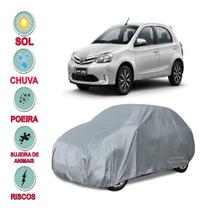Capa cobrir carro Etios Hatch 100% Impermeável Proteção Total Bezzter Capa cobrir carro Etios Hatch 100% Impermeável Proteção Total Bezzter