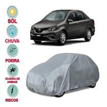 Capa cobrir carro Etios Sedan 100% Impermeável Proteção Total Bezzter