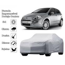 Capa Cobrir Carro Fiat Punto Forrada e 100% Impermeável Protege Sol e Chuva