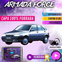 Capa Cobrir Carro FIAT TIPO 100% Forrada Armada Force 100% Impermeável Forro Total Protege Sol Chuva Poeira Lona Proteção Automotiva Hatch e Sedan