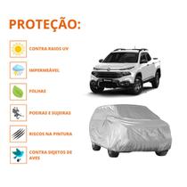 Capa Cobrir Carro Fiat Toro Proteção e Qualidade Impermeável