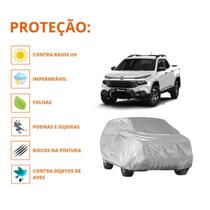 Capa Cobrir Carro Fiat Toro Proteção E Qualidade Impermeável