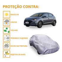 Capa Cobrir Carro Hyundai Hb20 Hatch Proteção Impermeável Capa Cobrir Carro Hyundai Hb20 Hatch Proteção Impermeável