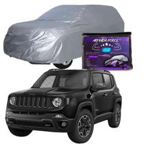 Capa Cobrir Carro JEEP RENEGADE 100% Forrada Armada Force 100% Impermeável Forro Total Protege Sol Chuva Lona Proteção Automotiva