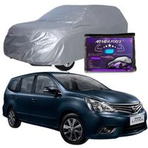 Capa Cobrir Carro LIVINA 100% Forrada Armada Force 100% Impermeável Forro Total Protege Sol Chuva Poeira Lona Proteção Automotiva Hatch e Sedan