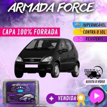 Capa Cobrir Carro MERCEDES A160 100% Forrada Armada Force 100% Impermeável Forro Total Protege Sol Chuva Poeira Lona Proteção Automotiva Hatch e Sedan