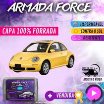 Capa Cobrir Carro NEW BEETLE 100% Forrada Armada Force 100% Impermeável Forro Total Protege Sol Chuva Poeira P M G Lona Proteção Automotiva Capa Cobrir Carro NEW BEETLE 100% Forrada Armada Force 100% Impermeável Forro Total Protege Sol Chuva Poeira P M G Lona Proteção Automotiva