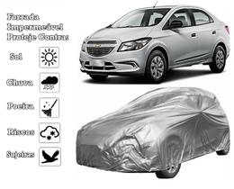 Capa Cobrir Carro Onix Hatch Forrada e 100% Impermeável Bezz Protege Sol e Chuva