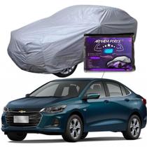 Capa Cobrir Carro ONIX PLUS 100% Forrada Armada Force 100% Impermeável Forro Total Protege Sol Chuva Poeira Lona Proteção Automotiva Hatch e Sedan Capa Cobrir Carro ONIX PLUS 100% Forrada Armada Force 100% Impermeável Forro Total Protege Sol Chuva Poeira Lona Proteção Automotiva Hatch e Sedan