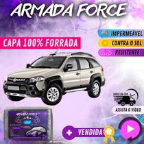 Capa Cobrir Carro PALIO ADVENTURE 100% Forrada Armada Force 100% Impermeável Forro Total Protege Sol Chuva Lona Proteção Automotiva