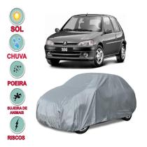 Capa cobrir carro Peugeot 106 100% Impermeável Proteção Total Bezzter