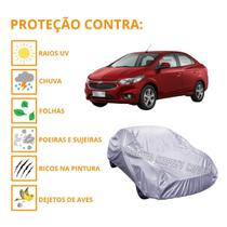 Capa Cobrir Carro Prisma Com Qualidade Proteção Impermeável