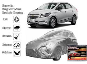 Capa Cobrir Carro Prisma Forrada e 100% Impermeável Protege Sol e Chuva - Pietrix