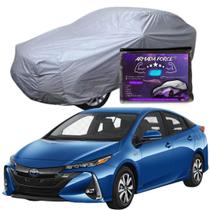 Capa Cobrir Carro PRIUS 100% Forrada Armada Force 100% Impermeável Forro Total Protege Sol Chuva Poeira Lona Proteção Automotiva Hatch e Sedan