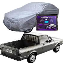 Capa Cobrir Carro SAVEIRO QUADRADA 100% Forrada Armada Force 100% Impermeável Forro Total Protege Sol Chuva Lona Proteção Automotiva Hatch e Sedan