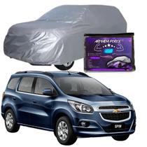 Capa Cobrir Carro SPIN 100% Forrada Armada Force 100% Impermeável Forro Total Protege Sol Chuva Lona Proteção Automotiva