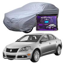 Capa Cobrir Carro SX4 SEDAN 100% Forrada Armada Force 100% Impermeável Forro Total Protege Sol Chuva Lona Proteção Automotiva