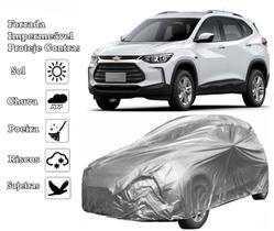 Capa Cobrir Carro Tracker GG Forrada e 100% Impermeável Bezz Protege Sol e Chuva