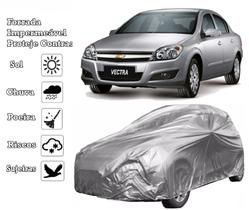 Capa Cobrir Carro Vectra Forrada e 100% Impermeável Bezz Protege Sol e Chuva