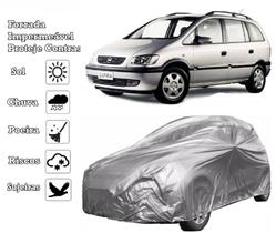 Capa Cobrir Carro Zafira Forrada e 100% Impermeável Bezz Protege Sol e Chuva