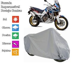 Capa cobrir moto African Twin 100% Impermeável Proteção Total Bezzter