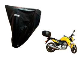 Capa Cobrir Moto Anti-chama Cb 300 R Com Bau/bauleto Capa Cobrir Moto Anti-chama Cb 300 R Com Bau/bauleto