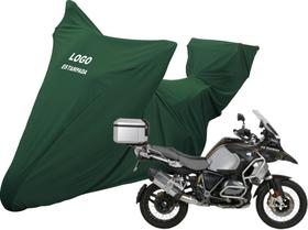 Capa Cobrir Moto Bmw R1200 GS Rallye Espaço Para Top Case Capa Cobrir Moto Bmw R1200 GS Rallye Espaço Para Top Case