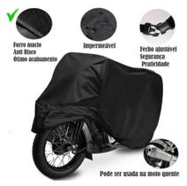 Capa Cobrir Moto Couro Proteção Sol Chuva P M G 100% Forrada Capa Cobrir Moto Couro Proteção Sol Chuva P M G 100% Forrada