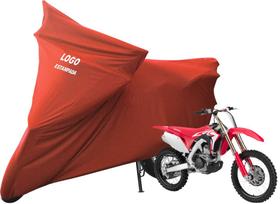 Capa Cobrir Moto CRF 250 R Honda De Tecido Lycra Com Logo