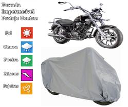 Capa cobrir moto Horizon 150 100% Impermeável Proteção Total Bezzter Capa cobrir moto Horizon 150 100% Impermeável Proteção Total Bezzter