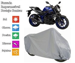 Capa cobrir moto MT 03 100% Impermeável Proteção Total Bezzter
