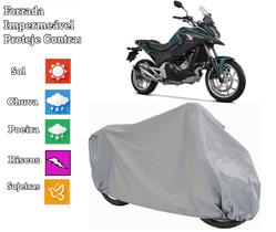 Capa cobrir moto NC 750X 100% Impermeável Proteção Total Bezzter Capa cobrir moto NC 750X 100% Impermeável Proteção Total Bezzter