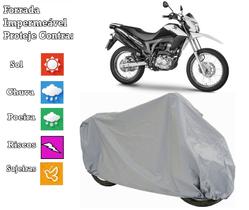 Capa cobrir moto NXR Bros 100% Impermeável Proteção Total Bezzter