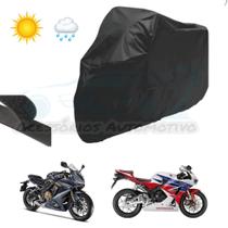 capa cobrir moto proteção raios uv sol e chuva cbr