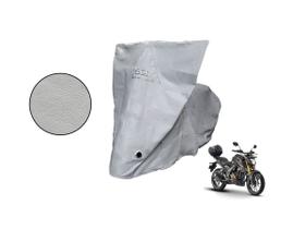Capa Cobrir Moto Térmica Cinza Honda CB Twister 300F c/ Baú Capa Cobrir Moto Térmica Cinza Honda CB Twister 300F c/ Baú