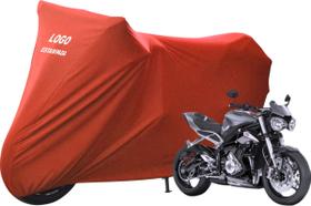 Capa Cobrir Moto Triumph Street Tripe 765 De Tecido Lycra