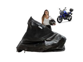 Capa Cobrir Moto Yamaha Fazer FZ25 com Baú Traseiro