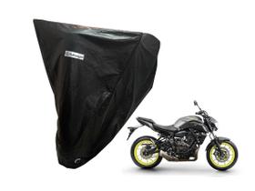 Capa Cobrir Moto Yamaha MT 07 Impermeável Forrada Capa Cobrir Moto Yamaha MT 07 Impermeável Forrada