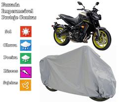 Capa Cobrir Moto Yamaha MT 09 100 % Forrada e 100% Impermeável