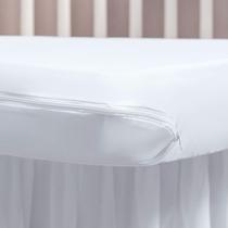 Capa Colchão Berço Malha Gel Lisa Zíper Conforto Proteção