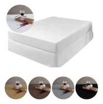 Capa Colchão Cama Solteiro Impermeável Anti-Ácaro 4 Camadas