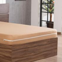 Capa Colchão Casal King Em Malha Zíper Estilo E Praticidade