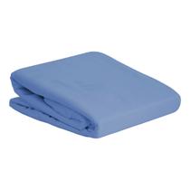Capa Colchão Doce Vida Queen Malha Mista 70% Algodão 30% Poliéster Com Zíper Azul Capa Colchão Doce Vida Queen Malha Mista 70% Algodão 30% Poliéster Com Zíper Azul